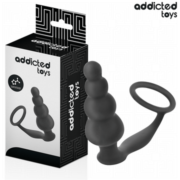 ADDICTED TOYS - PLUG ANAL COM ANEL MODELO 5