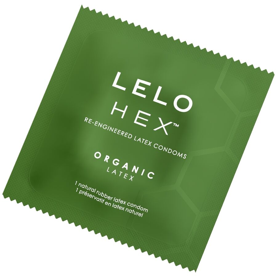 LELO - CAIXA DE PRESERVATIVOS ORGÂNICOS HEX 12 UNIDADES