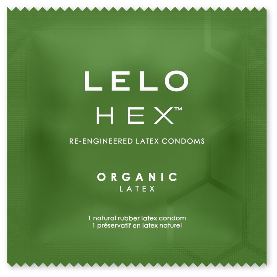 LELO - CAIXA DE PRESERVATIVOS ORGÂNICOS HEX 36 UNIDADES