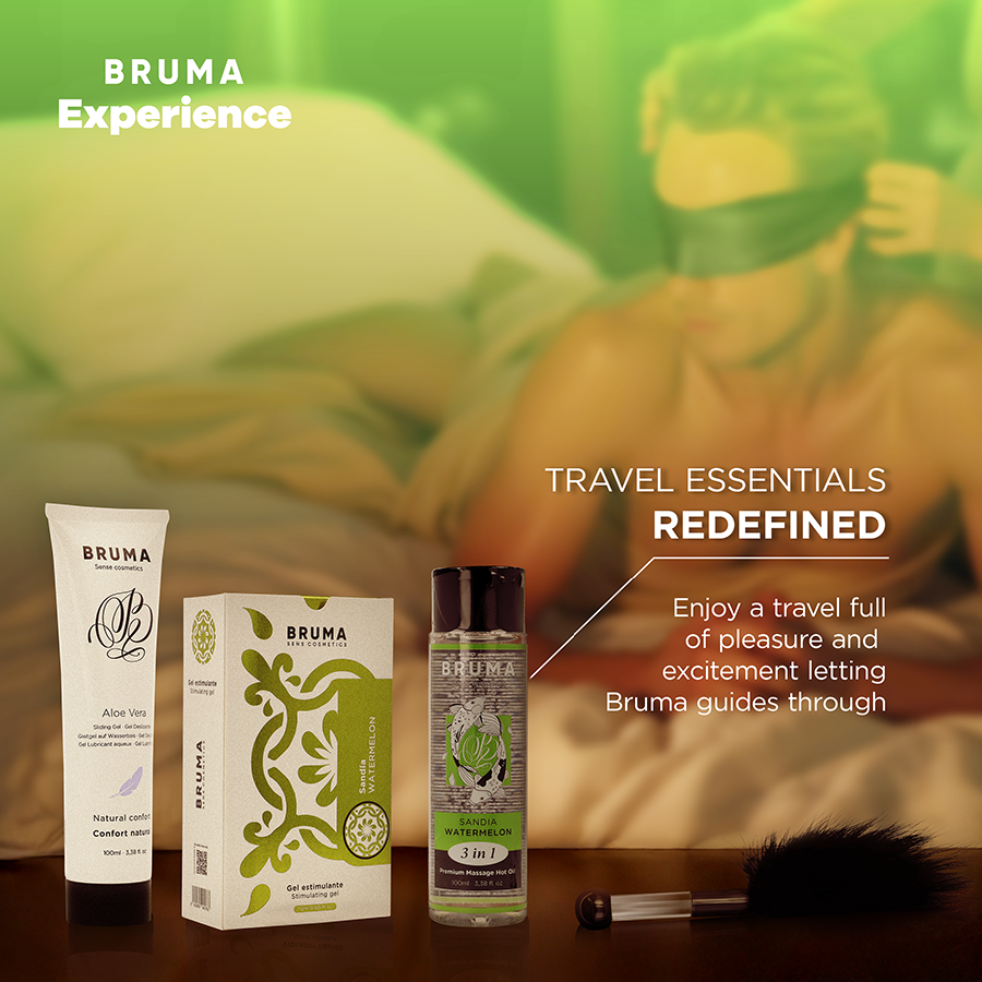 BRUMA XPERIENCE - KIT TENTAÇÃO DE MELANCIA DOCE COM POTENCIALIZADOR DE ORGASMO
