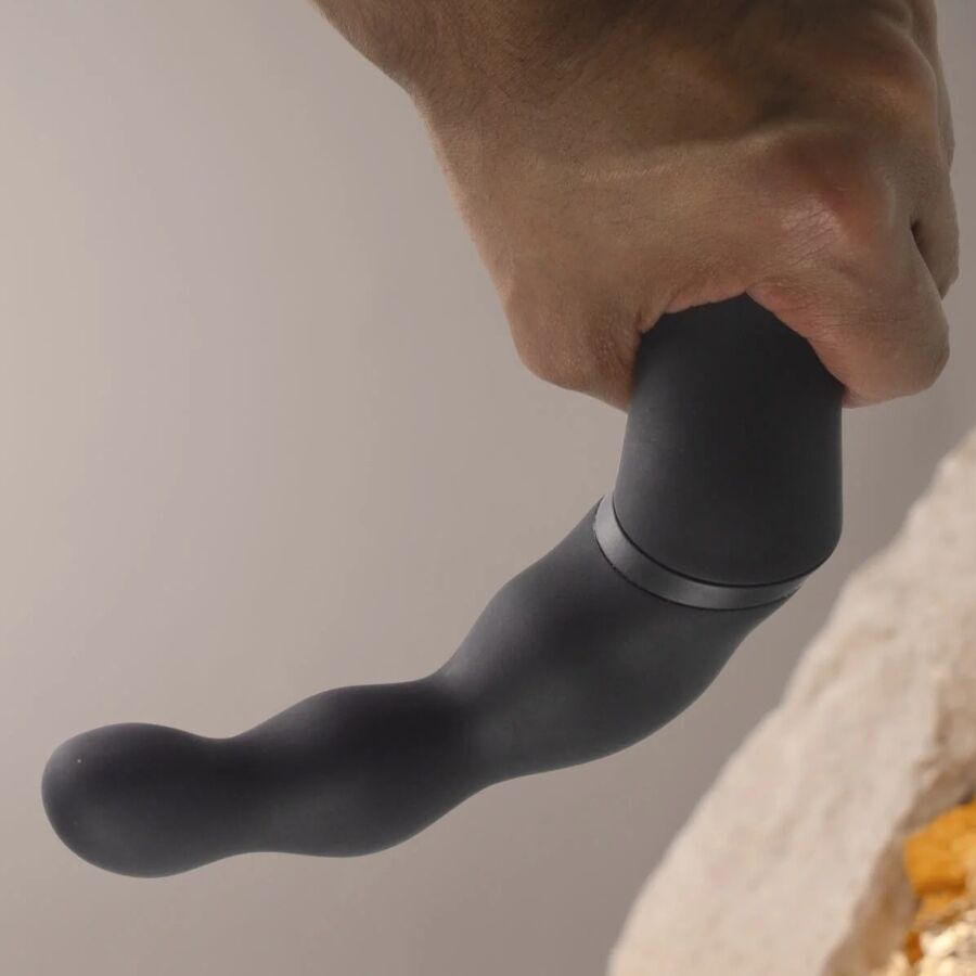 ROCKS-OFF - ADAPTADOR DE VIBRADOR ANAL E DE PRÓSTATA PRETO