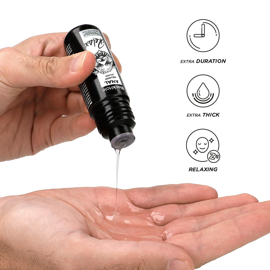 BLACK HOLE - RELAXANTE ANAL JOJOBA RELAX BASE DE SILICONE 30 ML