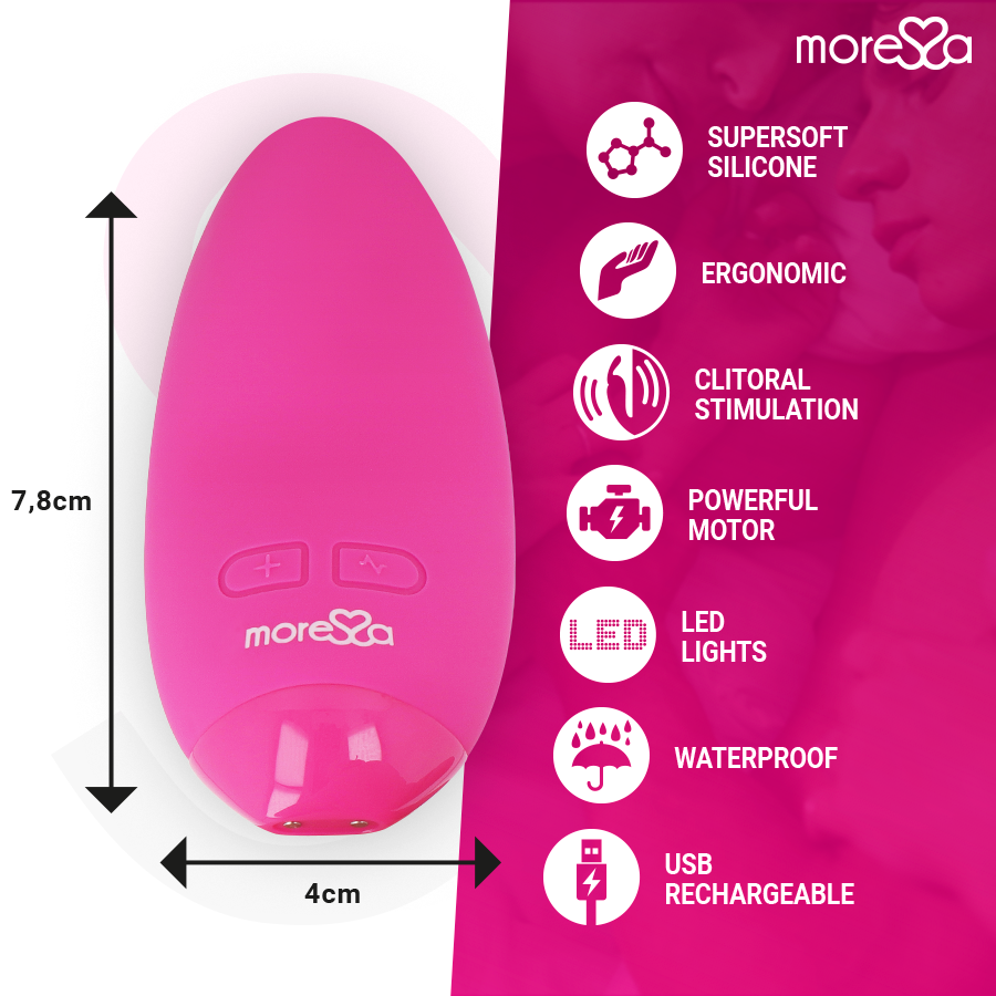 MORESSA - VIBRADOR BLOSSOM ROSA