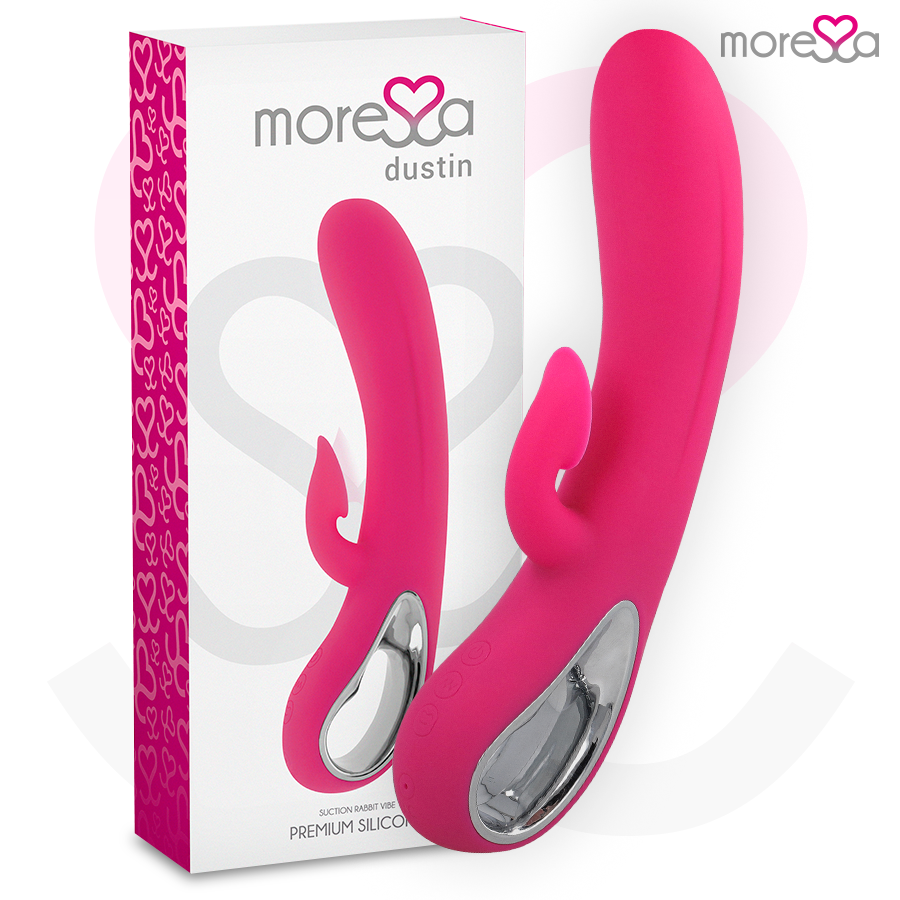 MORESSA - DUSTIN SUCÇÃO CLITÓRICA E VIBRAÇÃO PODEROSA SILICONE PREMIUM RECARREGÁVEL
