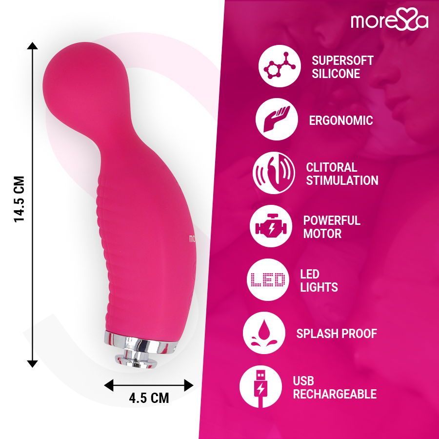 MORESSA - KIRK DUO SUCÇÃO + MASSAGEADOR MULTI-PERFORMANCE PREMIUM SILICONE RECARREGÁVEL