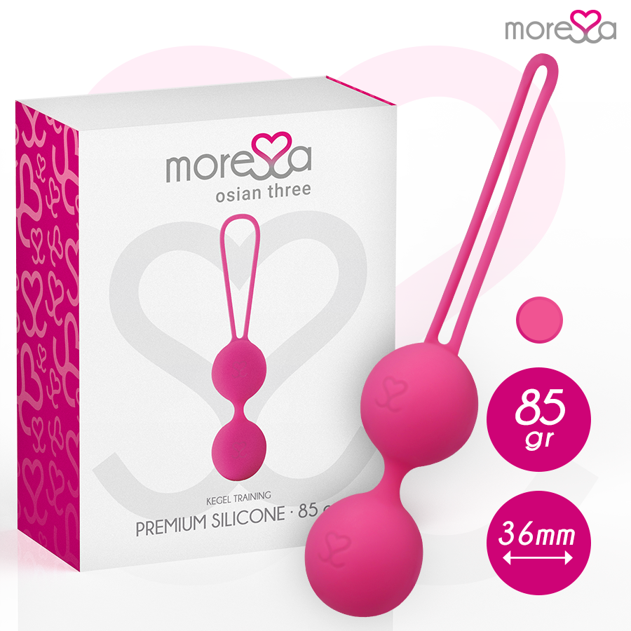 MORESSA - OSIAN TRÊS SILICONE PREMIUM ROSA