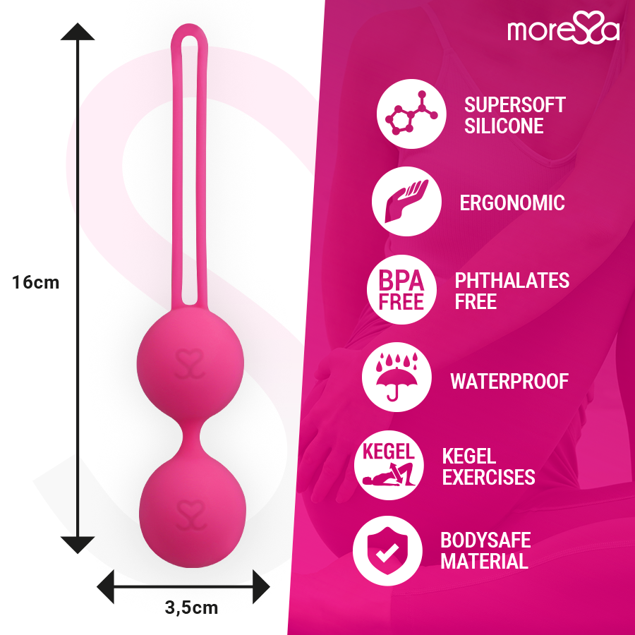 MORESSA - OSIAN DOIS SILICONE PREMIUM ROSA