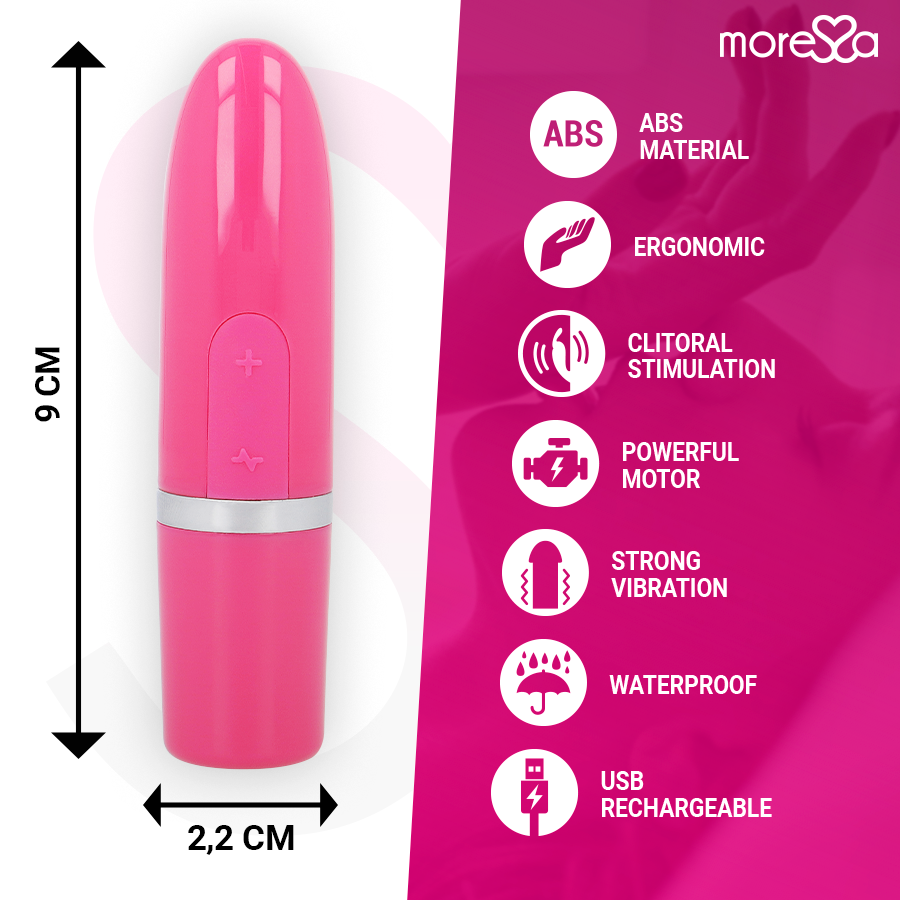 MORESSA - IVY VIBRADOR ESTIMULADOR VIAGEM ROSA