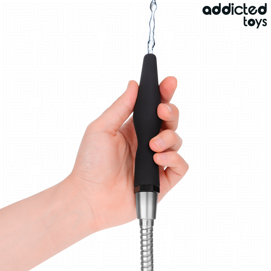 ADDICTED TOYS - LIMPADOR ANAL COM ADAPTADOR UNIVERSAL MODELO 2