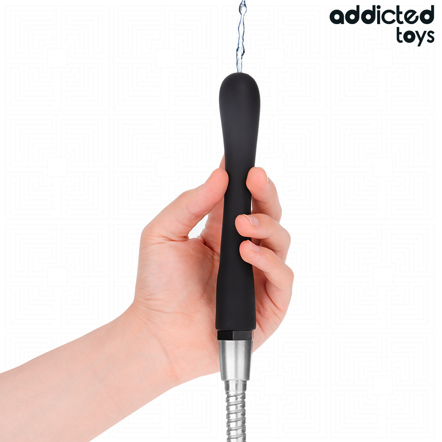 ADDICTED TOYS - LIMPADOR ANAL COM ADAPTADOR UNIVERSAL MODELO 4