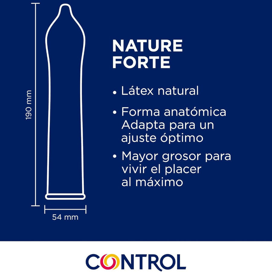 CONTROL - NATURE FORTE PRESERVATIVOS 144 UNIDADES