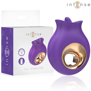 INTENSE - ESTIMULADOR DE CLITÓRIS TULI 9 VIBRAÇÕES E 9 OSCILAÇÕES ROXO