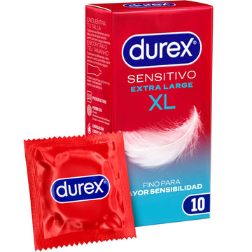 DUREX - PRESERVATIVOS SENSITIVE XL EXTRA LONGO 10 UNIDADES
