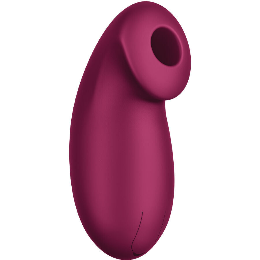 FUN FACTORY - VIBRADOR DESIRE AIR PULSE VERMELHO VINHO