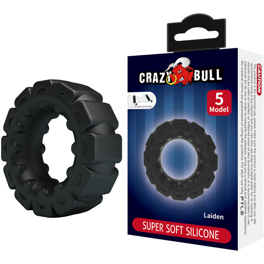 CRAZY BULL - ANEL DE SILICONE LAIDEN MODELO 5