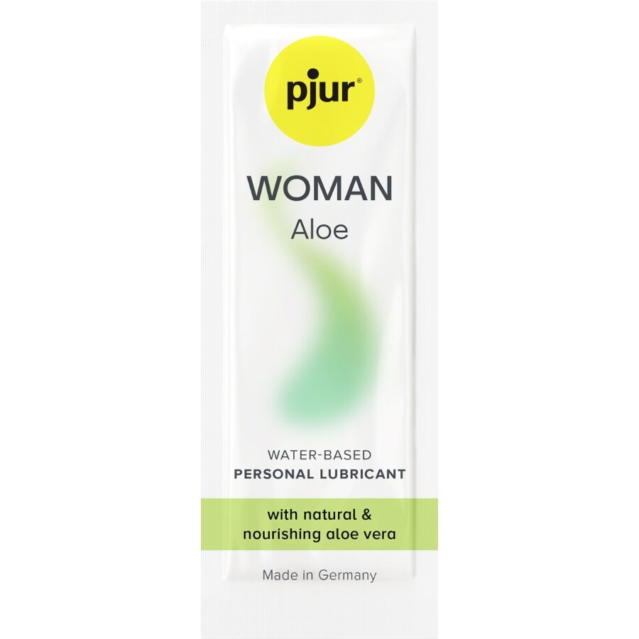 PJUR - WOMAN ALOE LUBRIFICANTE  BASE DE GUA 2 ML
