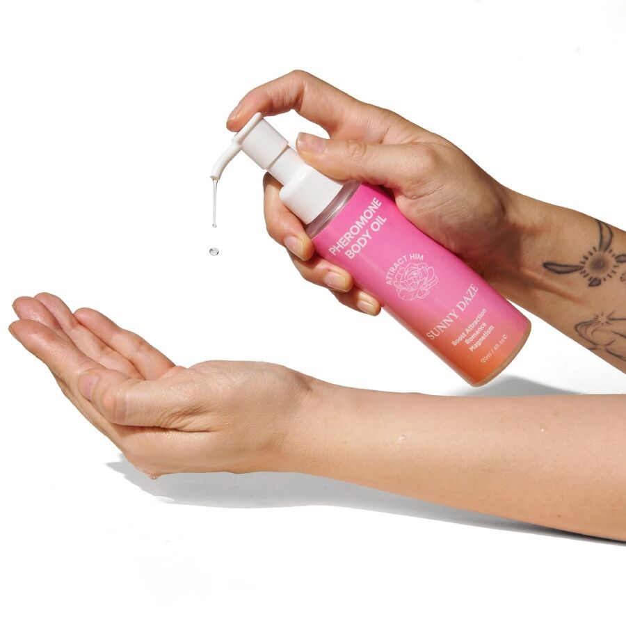 EYE OF LOVE - ÓLEO CORPORAL BLOOM COM FEROMONAS SUNNY DAZE 120 ML