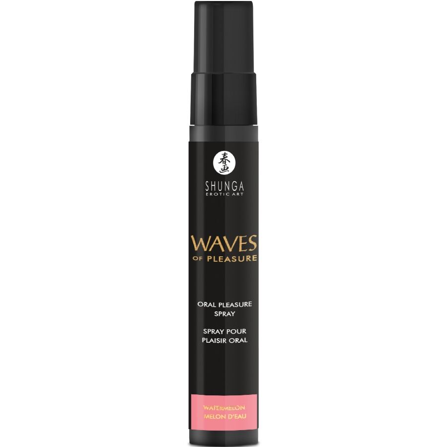 SHUNGA - SPRAY ORAL SEDUTOR DE PRAZER WAVES COM SABOR MELANCIA 20 ML
