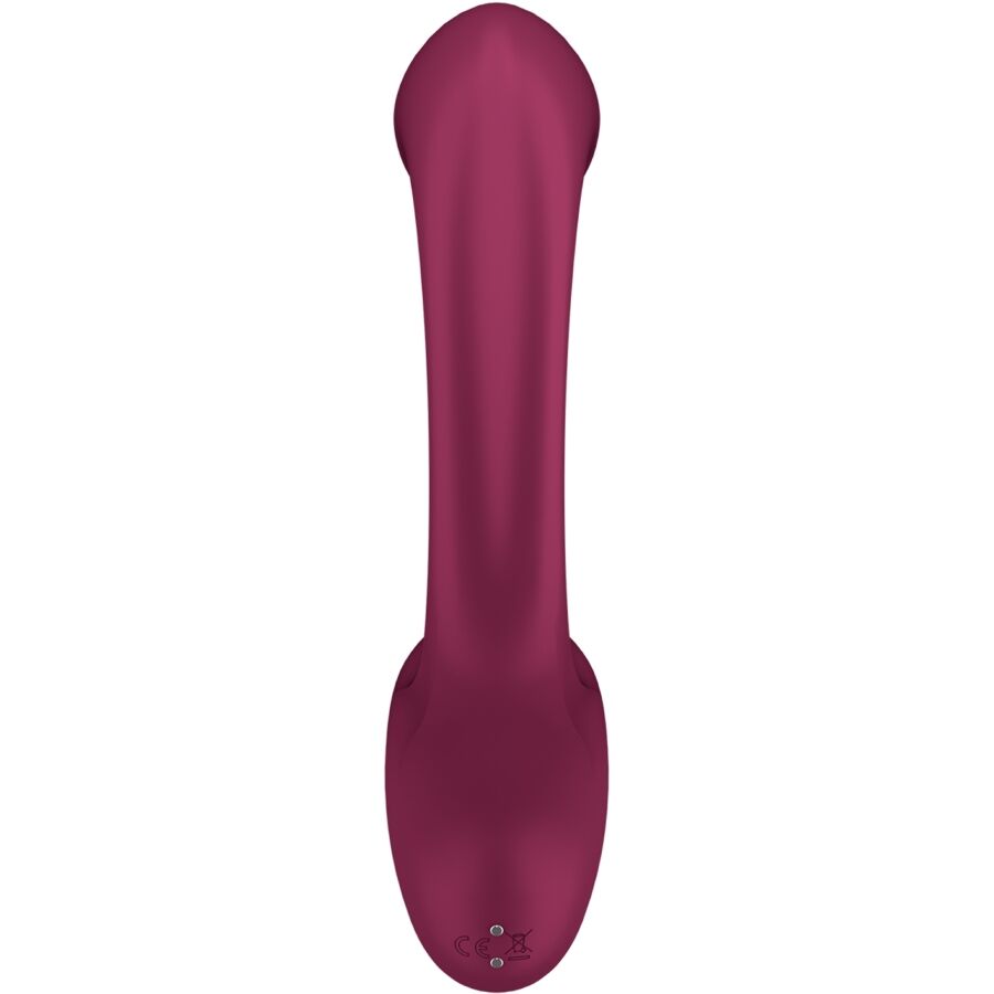 SATISFYER - G FOR GODDESS 2 RABBIT VIBRATOR BOTTLE BORDEAUX