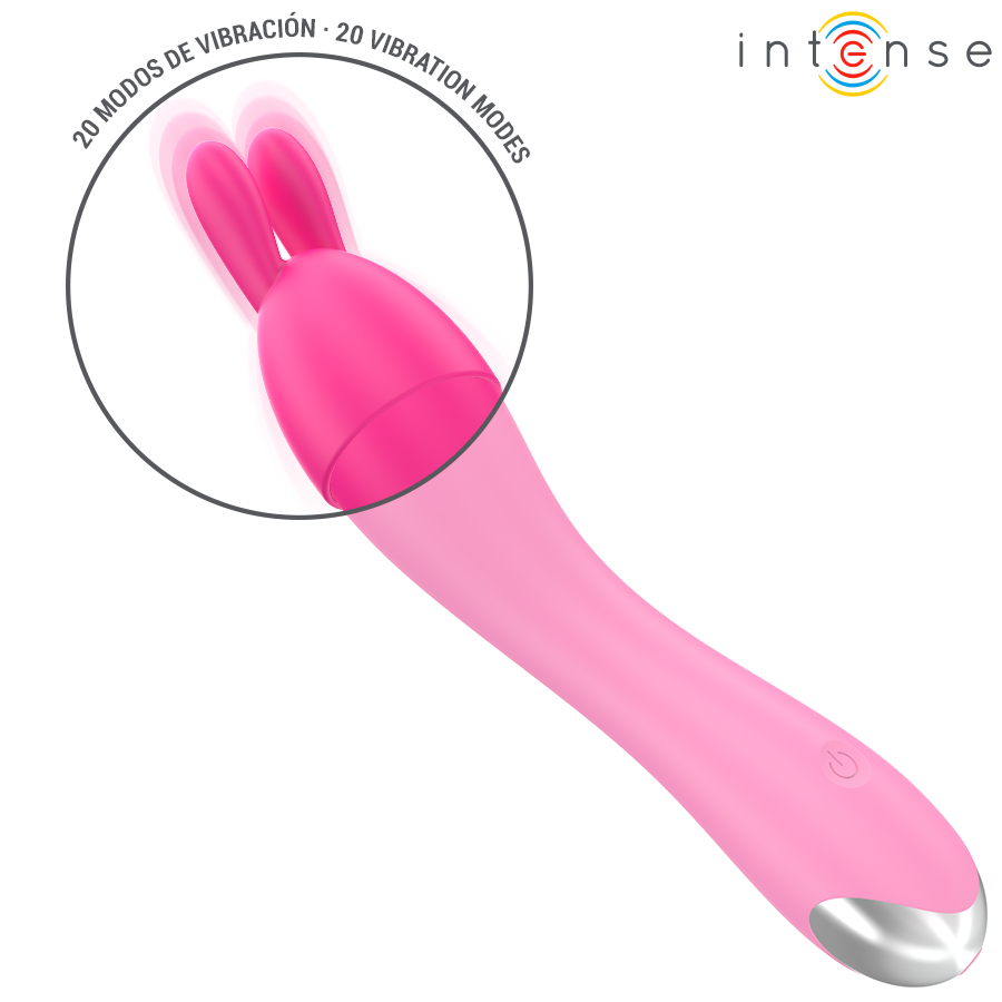 INTENSE - VIBRADOR CHER COM 20 PADRÕES E CABEÇAS INTERCAMBIÁVEIS