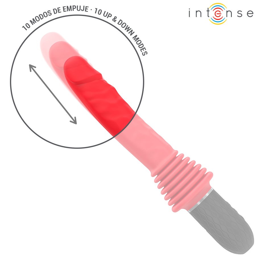 INTENSE - CYNTHIA VIBRADOR DE IMPULSO COM CONTROLE REMOTO E AQUECIMENTO