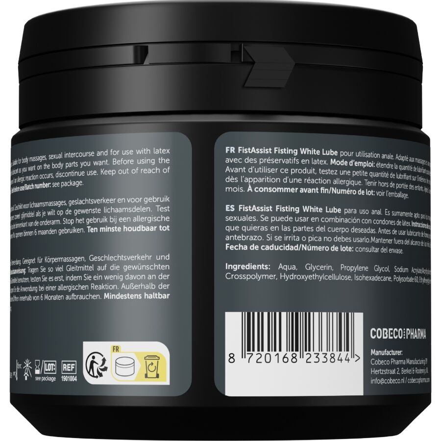 COBECO - FIST ASSIST LUBRIFICANTE BRANCO EXTRA-ESPESSO 500 ML