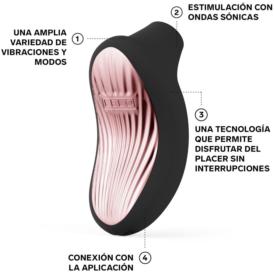 LELO - SONA 3 CRUISE MASSAGEADOR CLITÓRICO SÔNICO PRETO