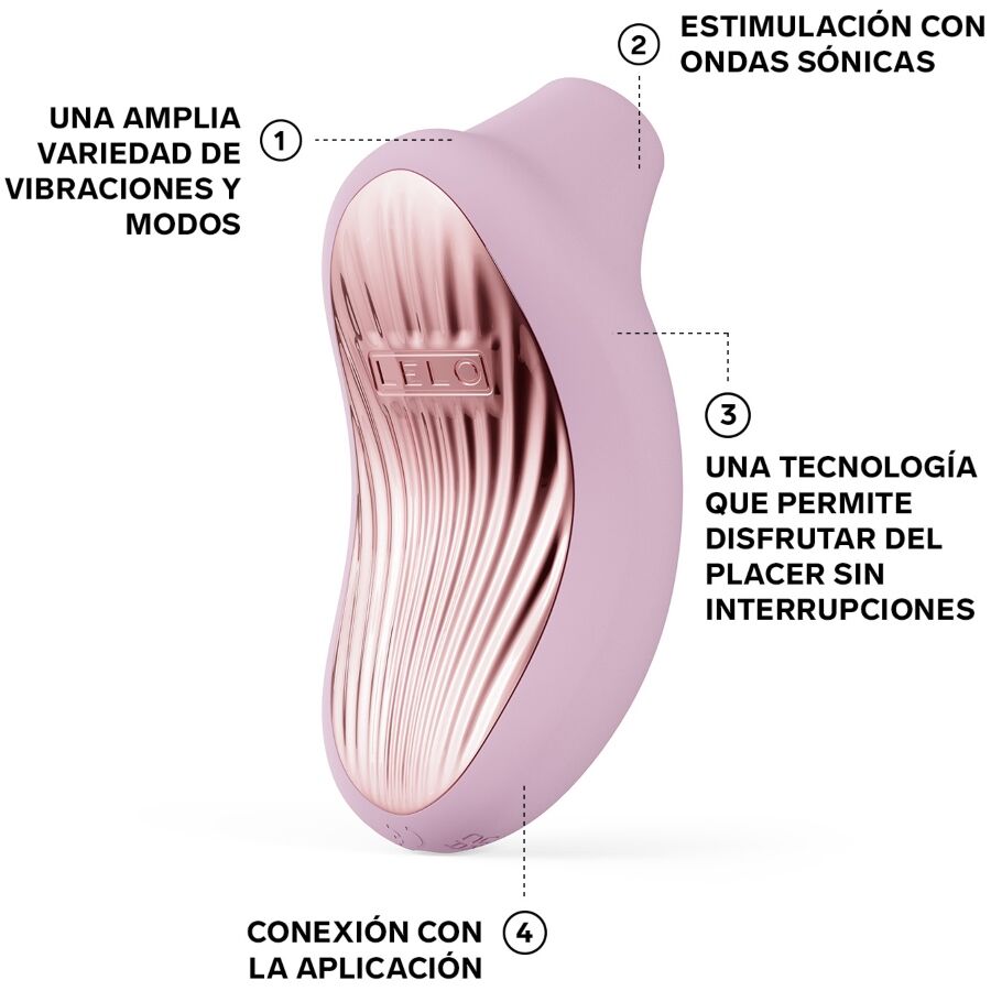 LELO - SONA 3 CRUISE MASSAGEADOR CLITÓRICO SÔNICO ROSA CLARO