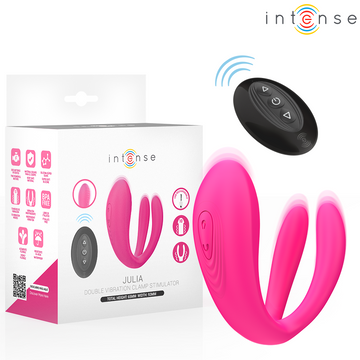 INTENSE - JULIA VIBRADOR DUPLO COM CONTROLE REMOTO