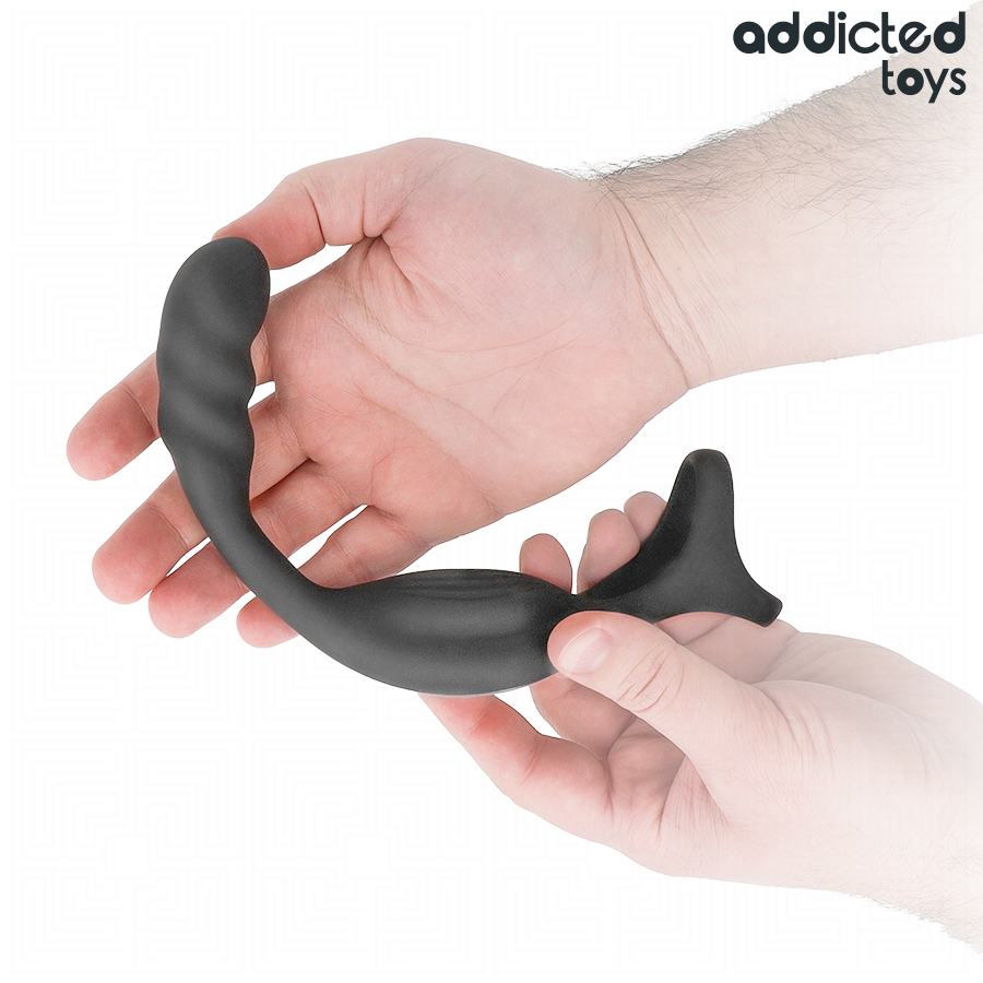ADDICTED TOYS - ANEL PENIANO DUPLO PARA PRÓSTATA COM CONTROLE REMOTO