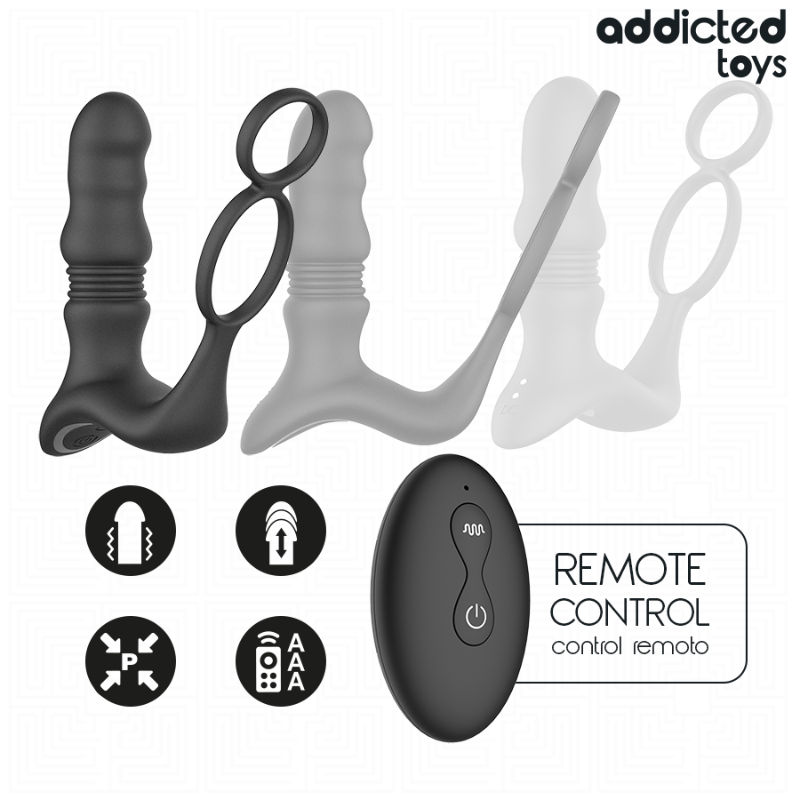 ADDICTED TOYS - ANEL DE PRÓSTATA PARA CIMA E PARA BAIXO
