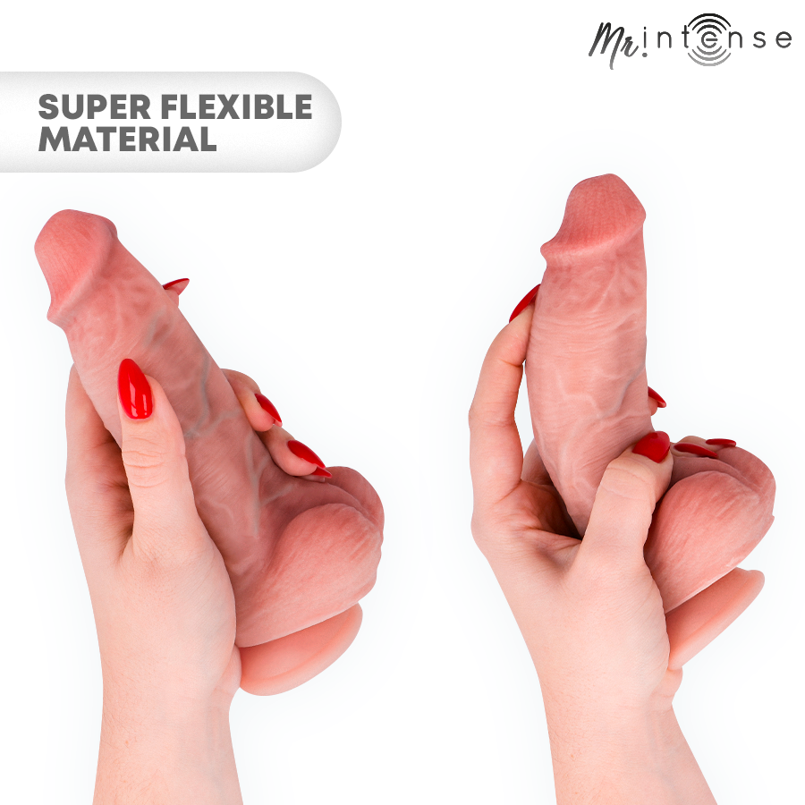 MR INTENSE - PEQUENO DILDO DE SILICONE SPENCER 19 CM -Ø- 4,5 CM