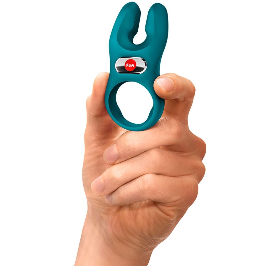 FUN FACTORY - ANEL PENIANO VIBRATÓRIO NOS PRO VERDE-GARRAFA
