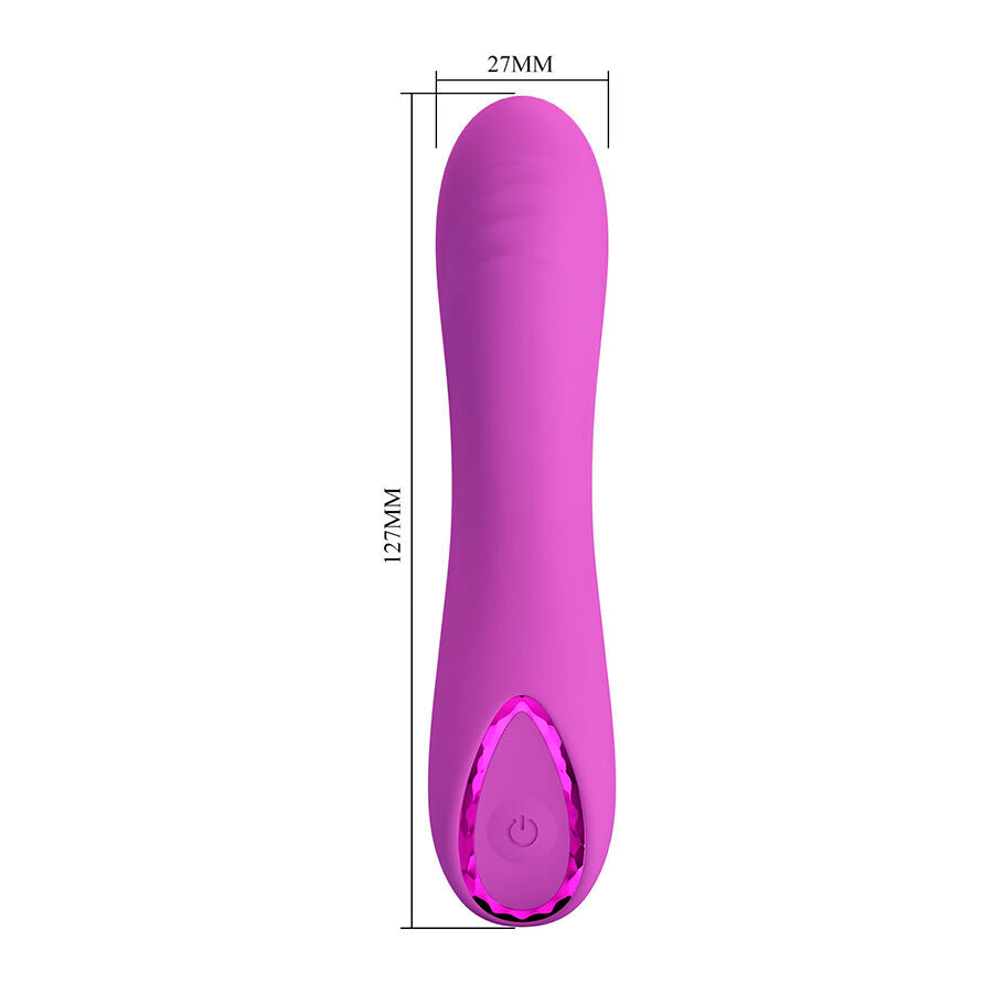 PRETTY LOVE - DJ DICK VIBRADOR ROXO PARA PONTO G