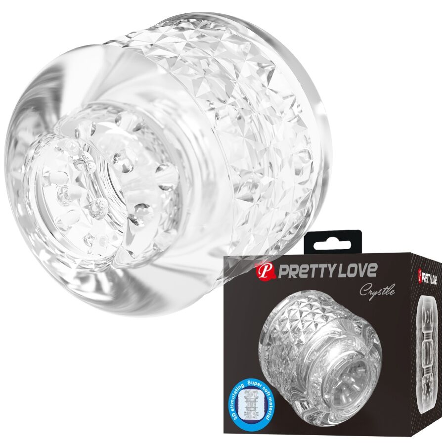 PRETTY LOVE - CRYSTLE MASTURBADOR DE ENTRADA DUPLA