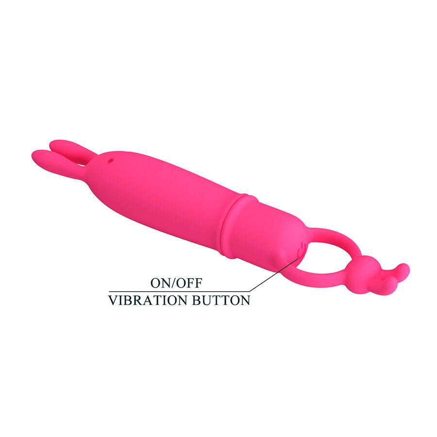 PRETTY LOVE - DELIA VIBRADOR RABBIT COM ANEL DE RESISTÊNCIA