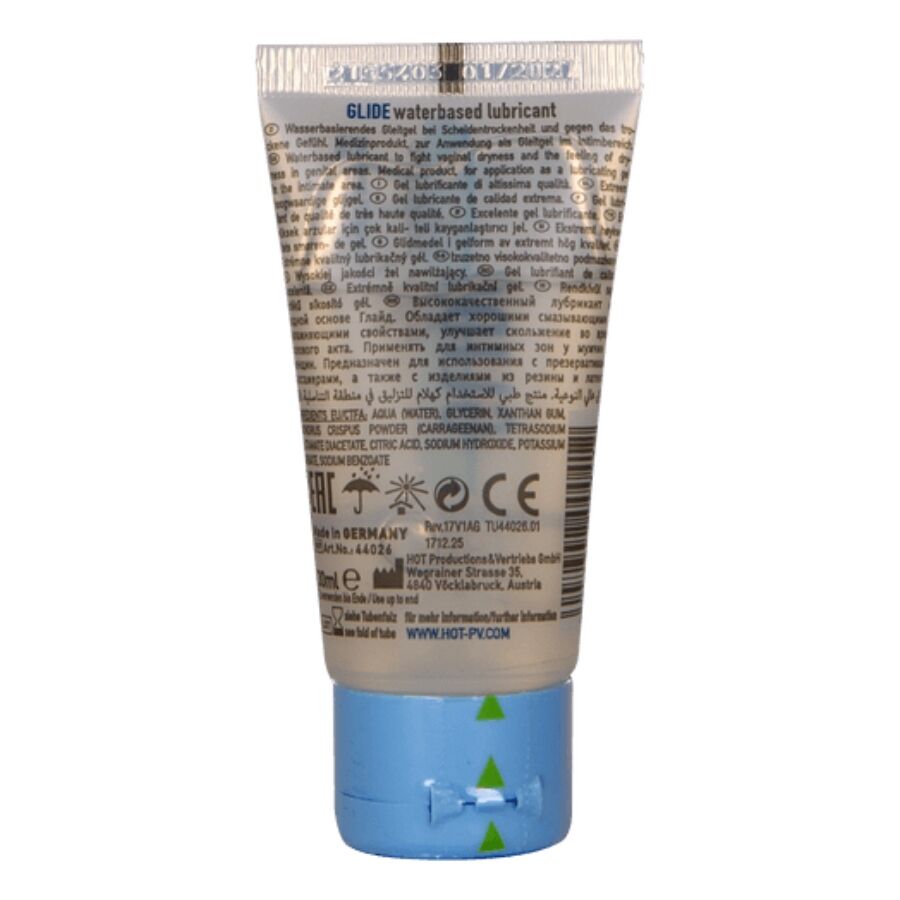 HOT - GLIDE LIQUID PLEASURE LUBRIFICANTE À BASE DE ÁGUA 30 ML