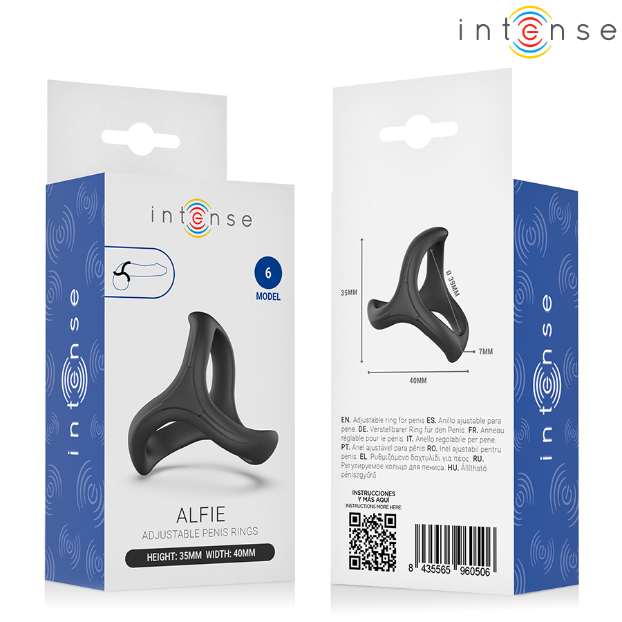 INTENSE - ALFIE ANEL PENIANO TRIPLO AJUSTÁVEL MODELO 6