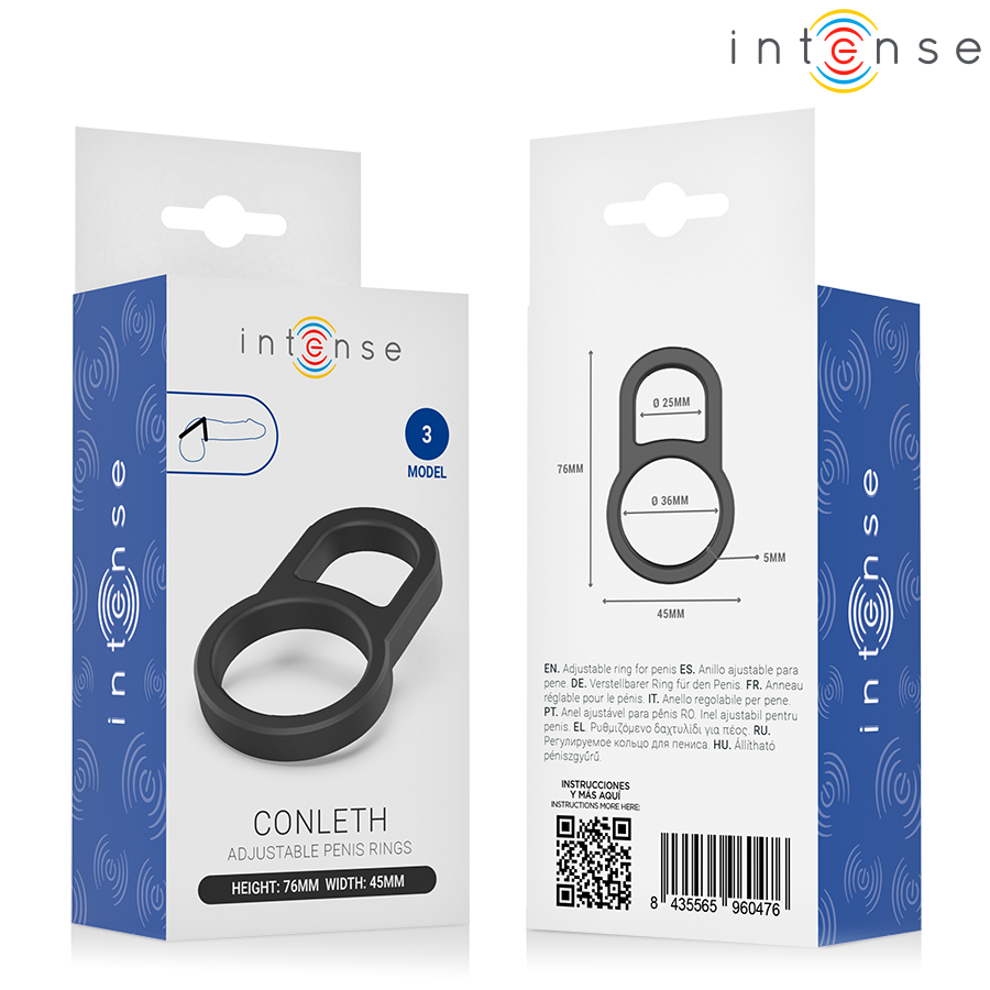 INTENSE - CONLETH ANEL PENIANO DUPLO AJUSTÁVEL MODELO 3