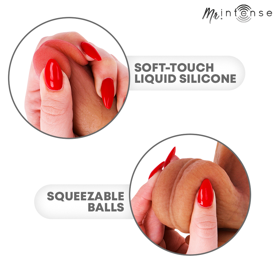 MR INTENSE - BRUCE L DILDO DE SILICONE 23 CM -Ø- 5,2 CM