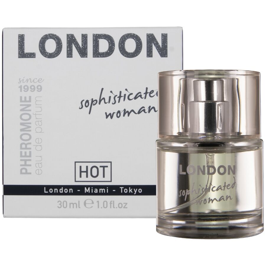 HOT - PERFUME DE FEROMÔNIOS LONDON MULHER SOFISTICADA 30 ML