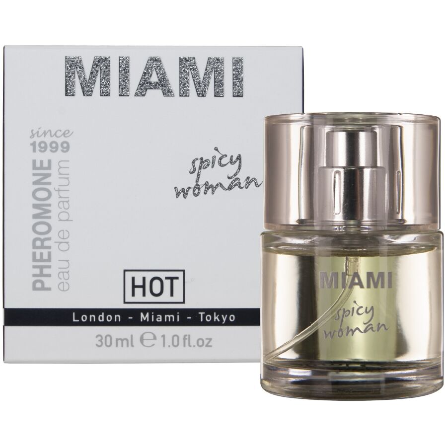 HOT - PERFUME DE FEROMÔNIOS MIAMI SPICY WOMAN 30 ML