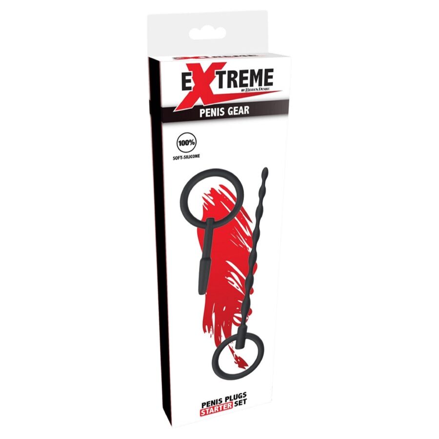 HIDDEN DESIRE - EXTREME STARTER CONJUNTO DE PLUGS URETRAIS 2 UNIDADES