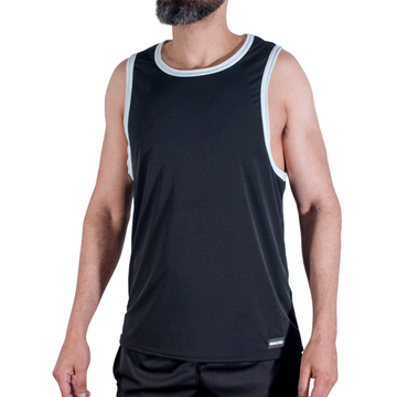 MACHO - CMV004 CAMISETA PRETA DE GINÁSTICA TAMANHO S/M