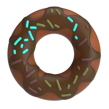 PRETTY LOVE - ANEL DE PÊNIS SUPER DONUT MARROM