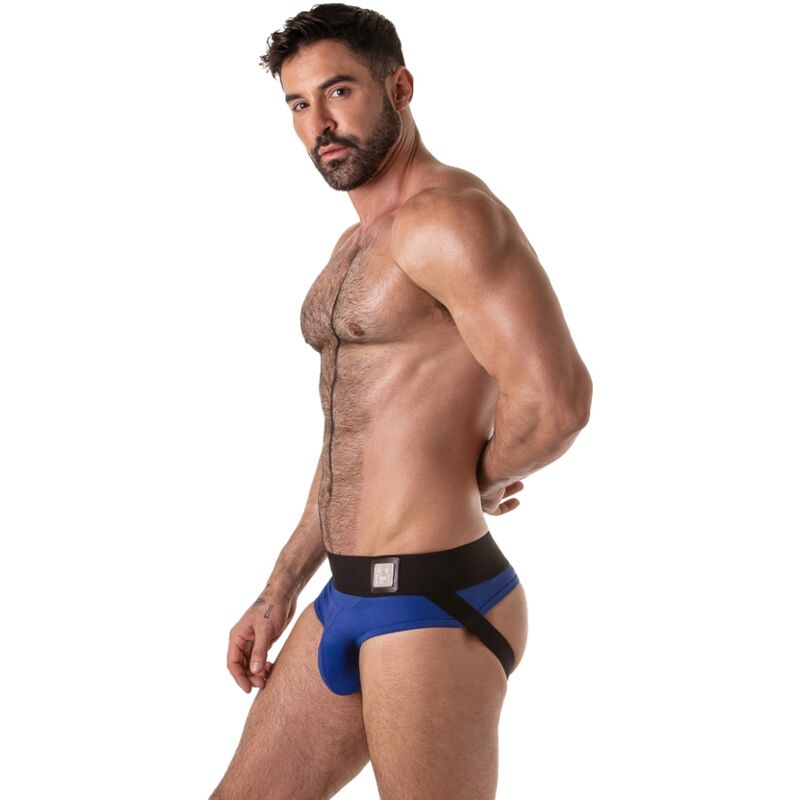 LOCKER GEAR - CUECA SUSPENSA COM CÓS LARGO AZUL L