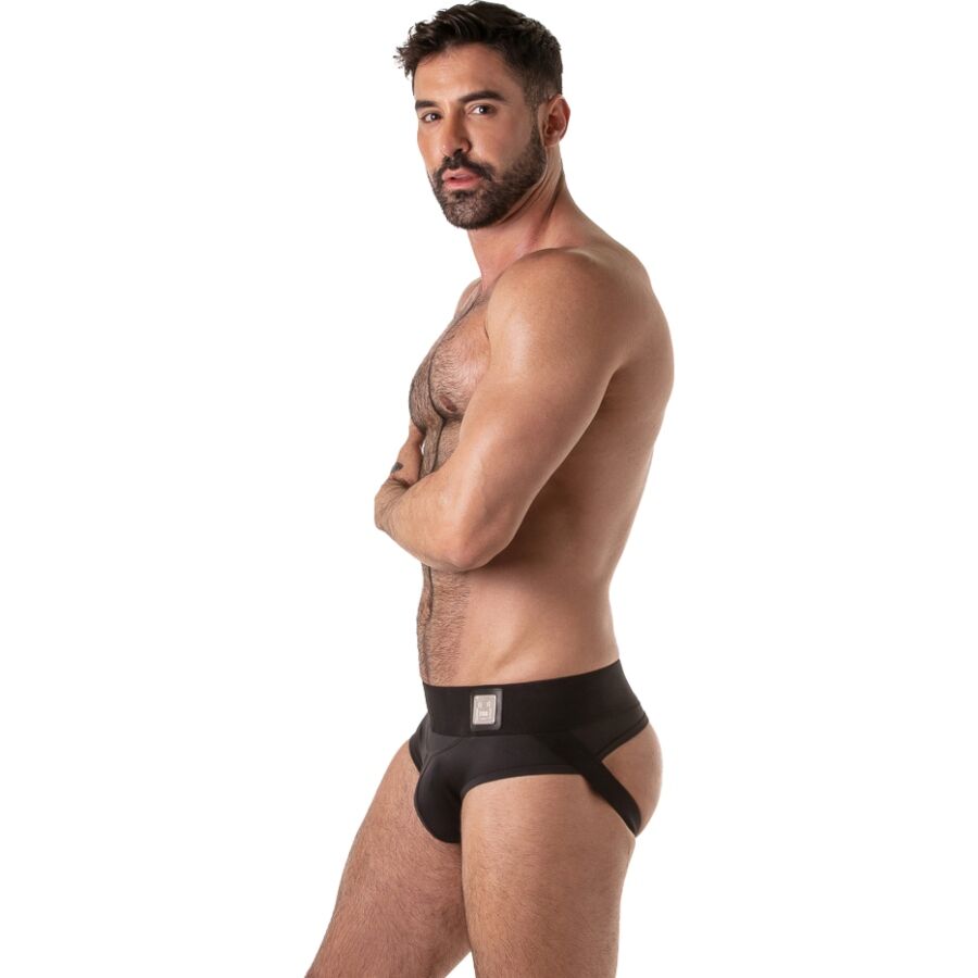 LOCKER GEAR - CUECA JOCK STOCK SRETA COM CÓS LARGO S