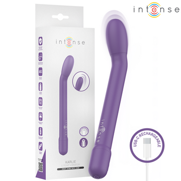 INTENSE - ESTIMULADOR DE PONTO G RECARREGÁVEL KARLIE ROXO