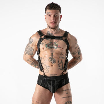 LOCKER GEAR - CINTO DE ACESSO MILITAR COMPLETO PRETO L/XL