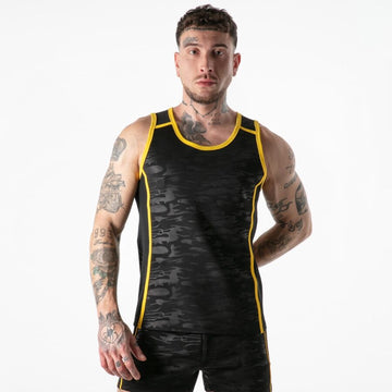LOCKER GEAR - REGATA AMARELA COM ACESSO MILITAR COMPLETO - Tamanho G